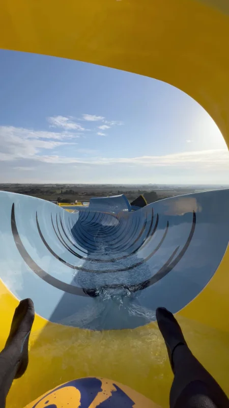 Zebra : Toboggan aquatique