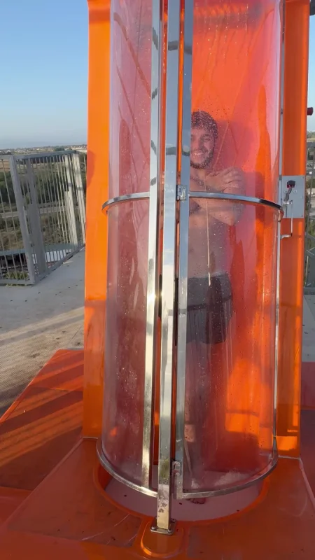 Sky drop : Toboggan chute libre